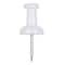 JAM Paper White Standard Push Pins, 2 Packs of 100